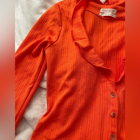 Urban Outfitters Orange Top - Picture 1 of 5